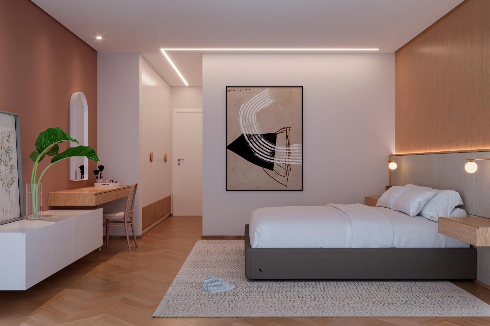 Suíte de apartamentos na planta em ubatuba viena residencial